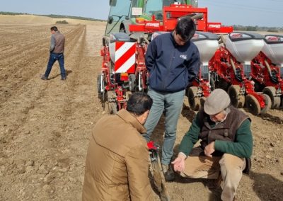 fOTO Proyecto GiraSoil: Puesta en marcha de los ensayos de siembra directa de girasol