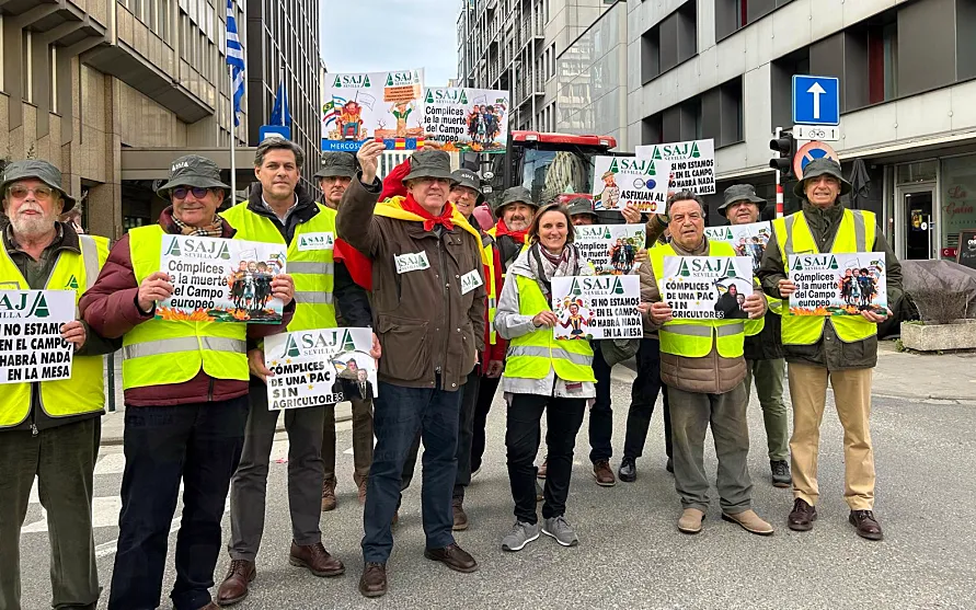 ASAJA-Sevilla ha reclamado hoy en Bruselas una PAC fuerte, común y autónoma y unas reglas comerciales justas Foto ASAJA-Sevilla ha reclamado hoy en Bruselas una PAC fuerte, común y autónoma y unas reglas comerciales justas