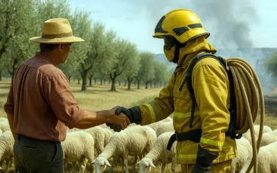 foto ASAJA destaca el papel clave de agricultores y ganaderos en la lucha contra los incendios y demanda un cambio en las políticas forestales