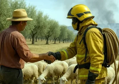 ASAJA destaca el papel clave de agricultores y ganaderos en la lucha contra los incendios y demanda un cambio en las políticas forestales foto ASAJA destaca el papel clave de agricultores y ganaderos en la lucha contra los incendios y demanda un cambio en las políticas forestales