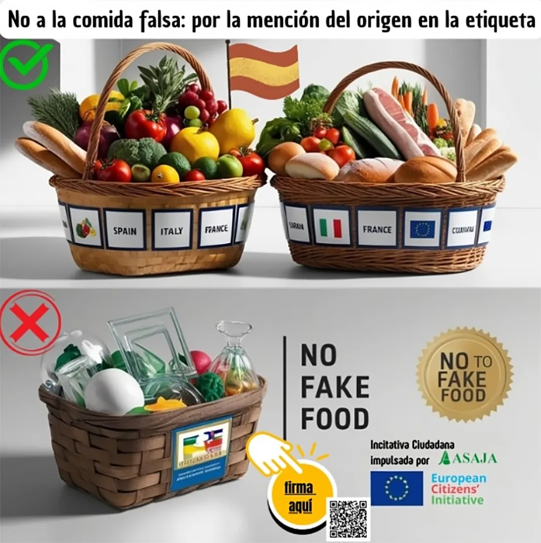 Foto Has firmado ya para exigir la mención del origen en la etiqueta de los alimentos?