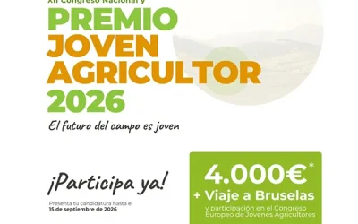 Foto Premio Nacional Joven Agricultor 2026 de ASAJA