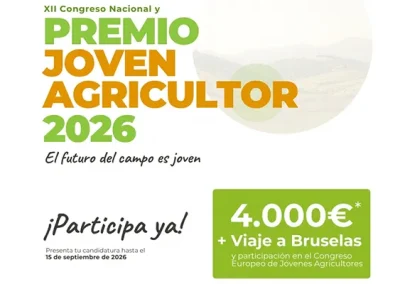 Foto Premio Nacional Joven Agricultor 2026 de ASAJA