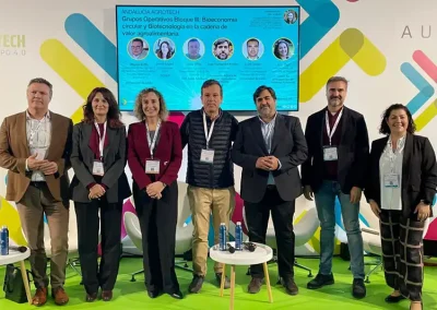 Foto El Proyecto MECA muestra en EXPO AGRITECH 2024 los beneficios agronómicos y ambientales del uso de microalgas como bioestimulante en los cultivos