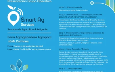 El Grupo Operativo Smart AG Services se presentará este viernes en la Feria Agroganadera AGROPORC