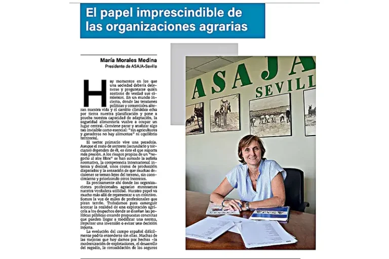 Tribuna María Morales ASAJA